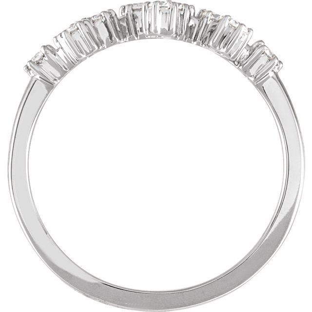 14K White 1/4 CTW Natural Diamond Sagittarius Constellation Ring