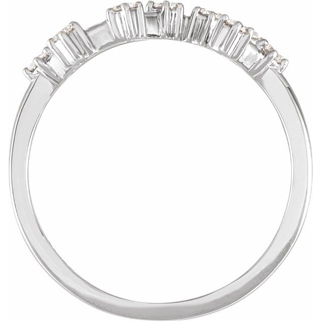 14K White 1/5 CTW Natural Diamond Scorpio Constellation Ring