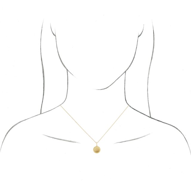 14K White 19.1x12 mm Floral 16-18' Necklace