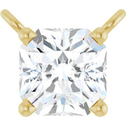 14K Yellow 1/2 CT Lab-Grown Diamond Necklace Center