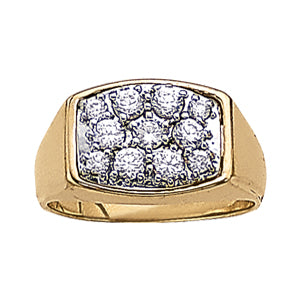 Gents Ring Cluster