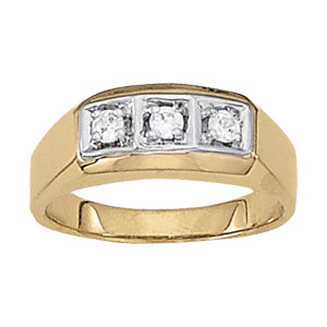 Gents Ring 3 Stone
