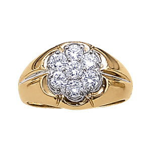 Gents Ring Cluster