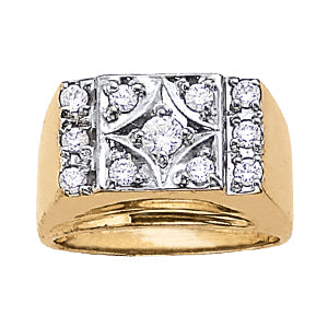 Gents Ring Cluster