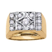 Gents Ring Cluster