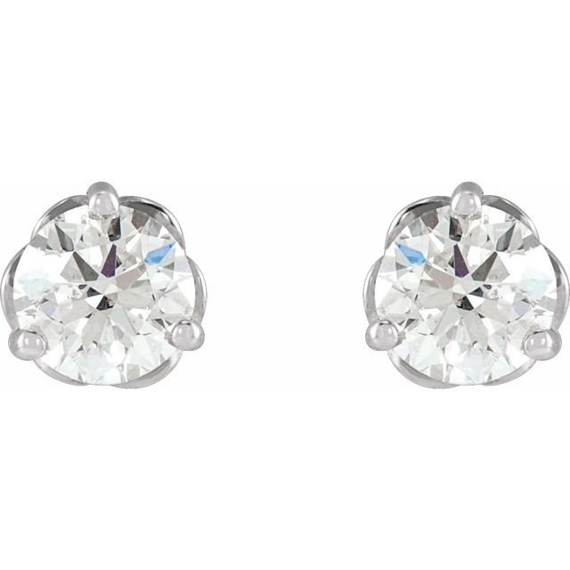 Round 1/2 CTW Lab-Grown Diamond Infinity-Inspired Earrings