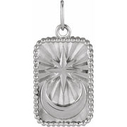 Sterling Silver Crescent Moon Pendant