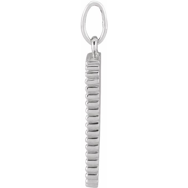 Sterling Silver Crescent Moon Pendant