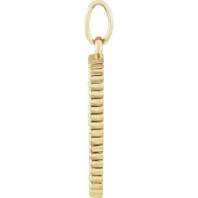 14K Yellow Galaxy Pendant