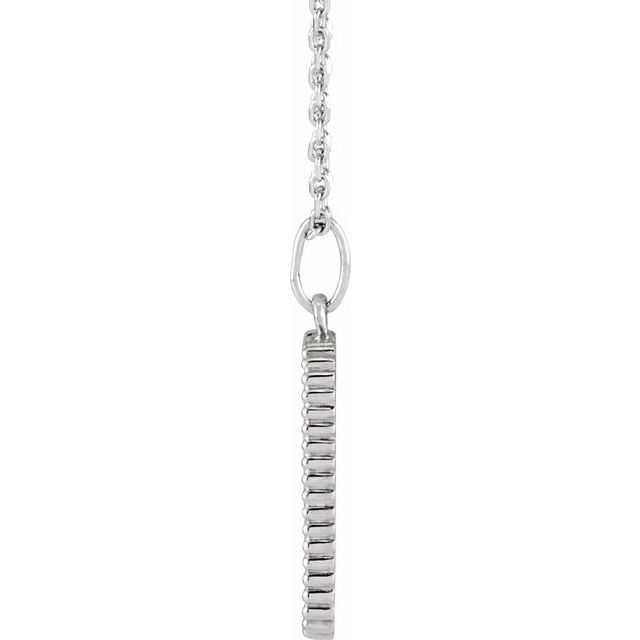Sterling Silver Bow and Arrow 16-18' Necklace