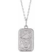 Sterling Silver Bow and Arrow 16-18' Necklace