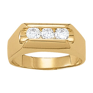 Gents Ring 3 Stone