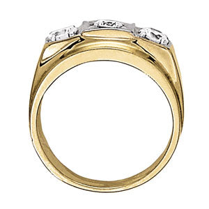Gents Ring 3 Stone