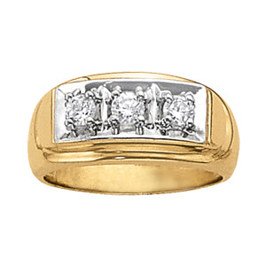 Gents Ring 3 Stone