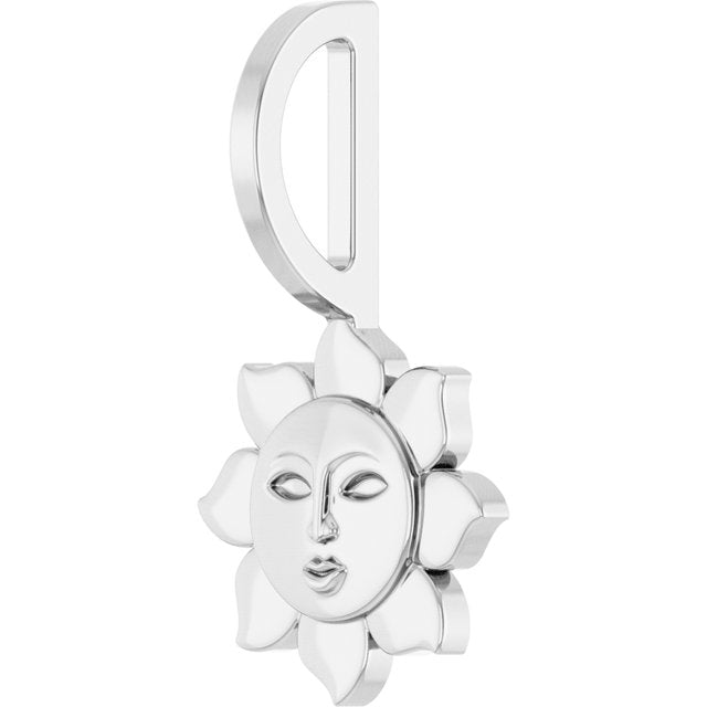 Sterling Silver Sun Charm/Pendant