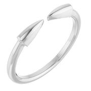 Sterling Silver Stackable Spike Ring