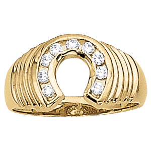 Gents Ring Horseshoe & Novelty