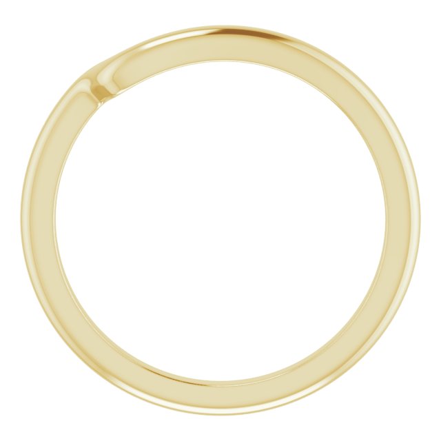14K Yellow Band for 5.8 mm Round Ring