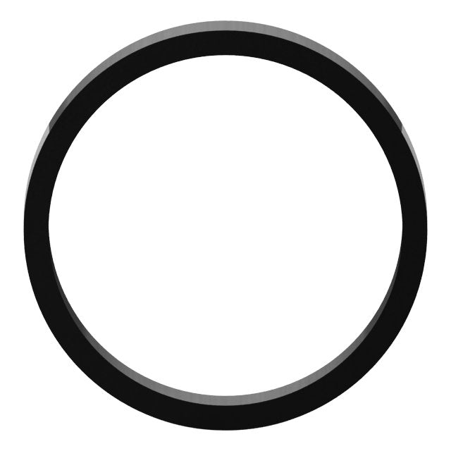 14k White 3.5 Mm Flat Band Size 6
