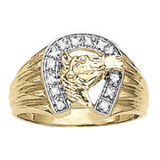 Gents Ring Horseshoe & Novelty