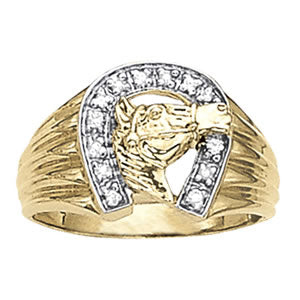 Gents Ring Horseshoe & Novelty