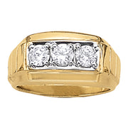 Gents Ring 3 Stone