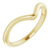 14K Yellow Band for 10x5 mm Marquise Ring
