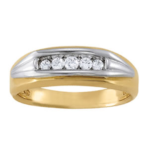 Gents Ring Channel Bands
