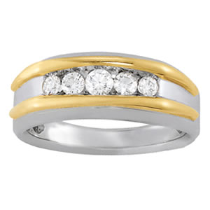 Gents Ring Channel Bands