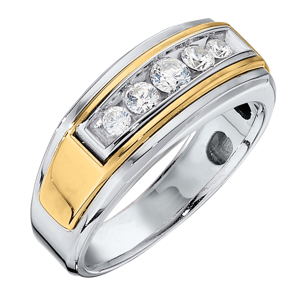 Gents Diamond Wedding Bands