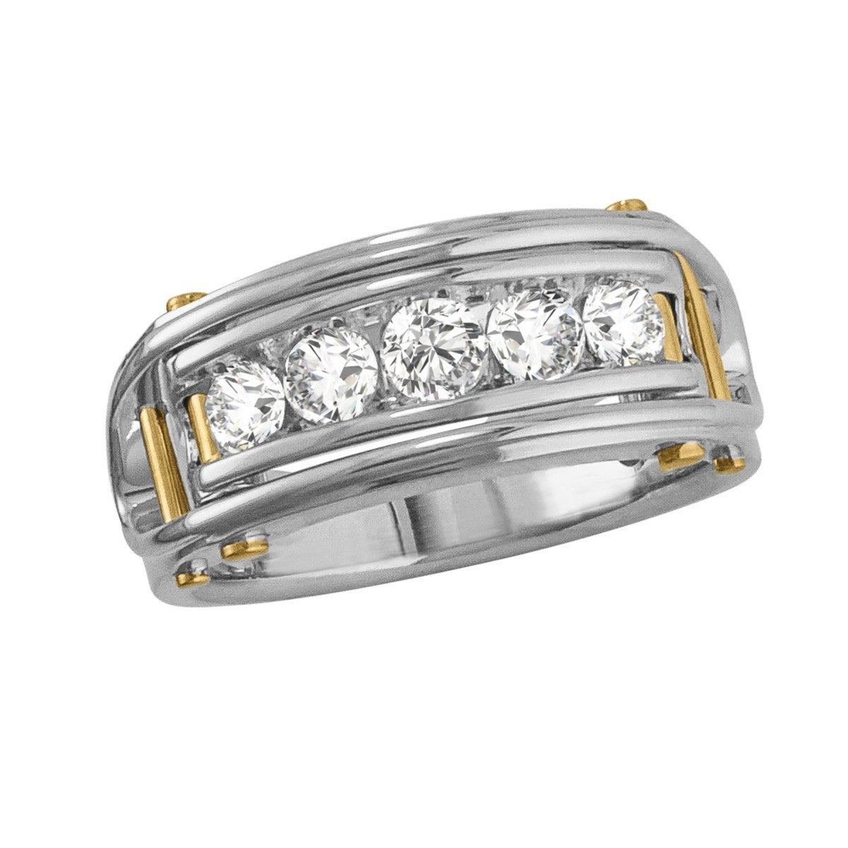Gents Diamond Wedding Bands