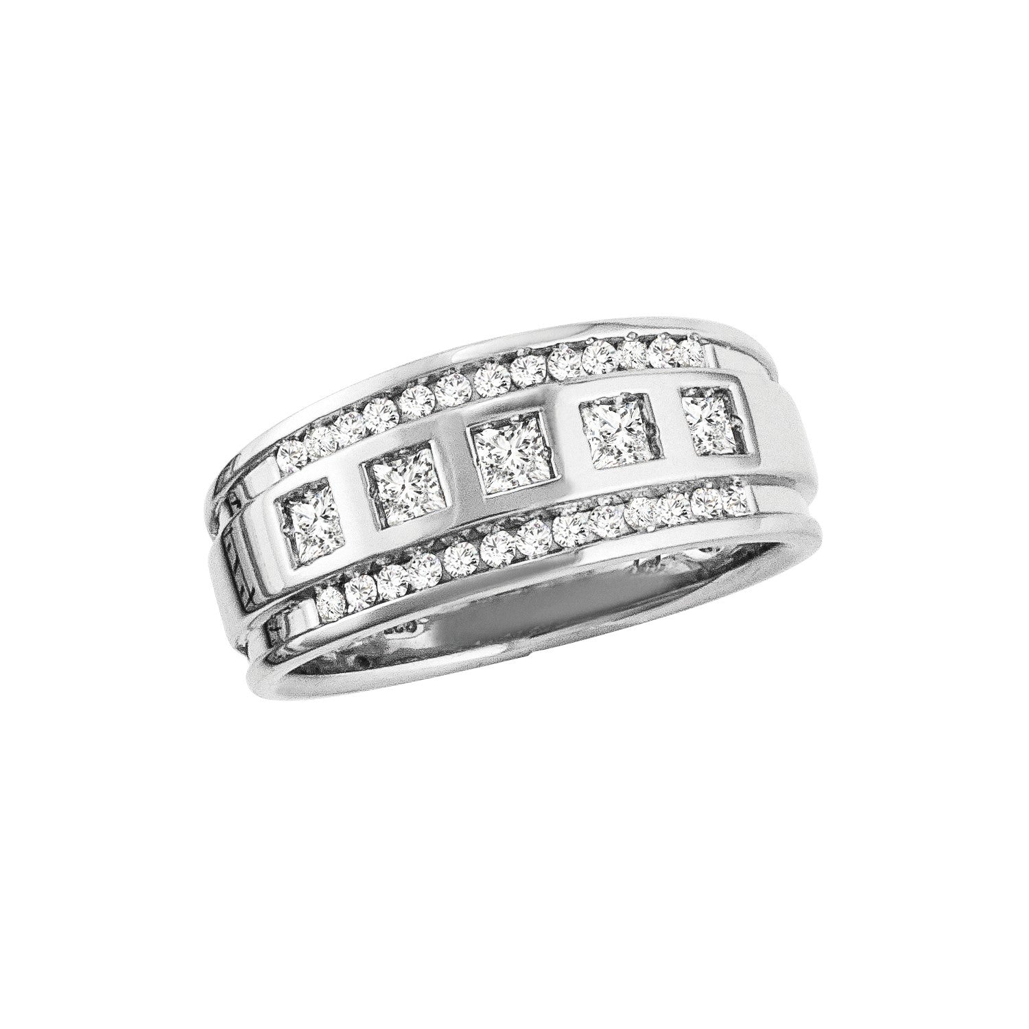 Gents Diamond Wedding Bands