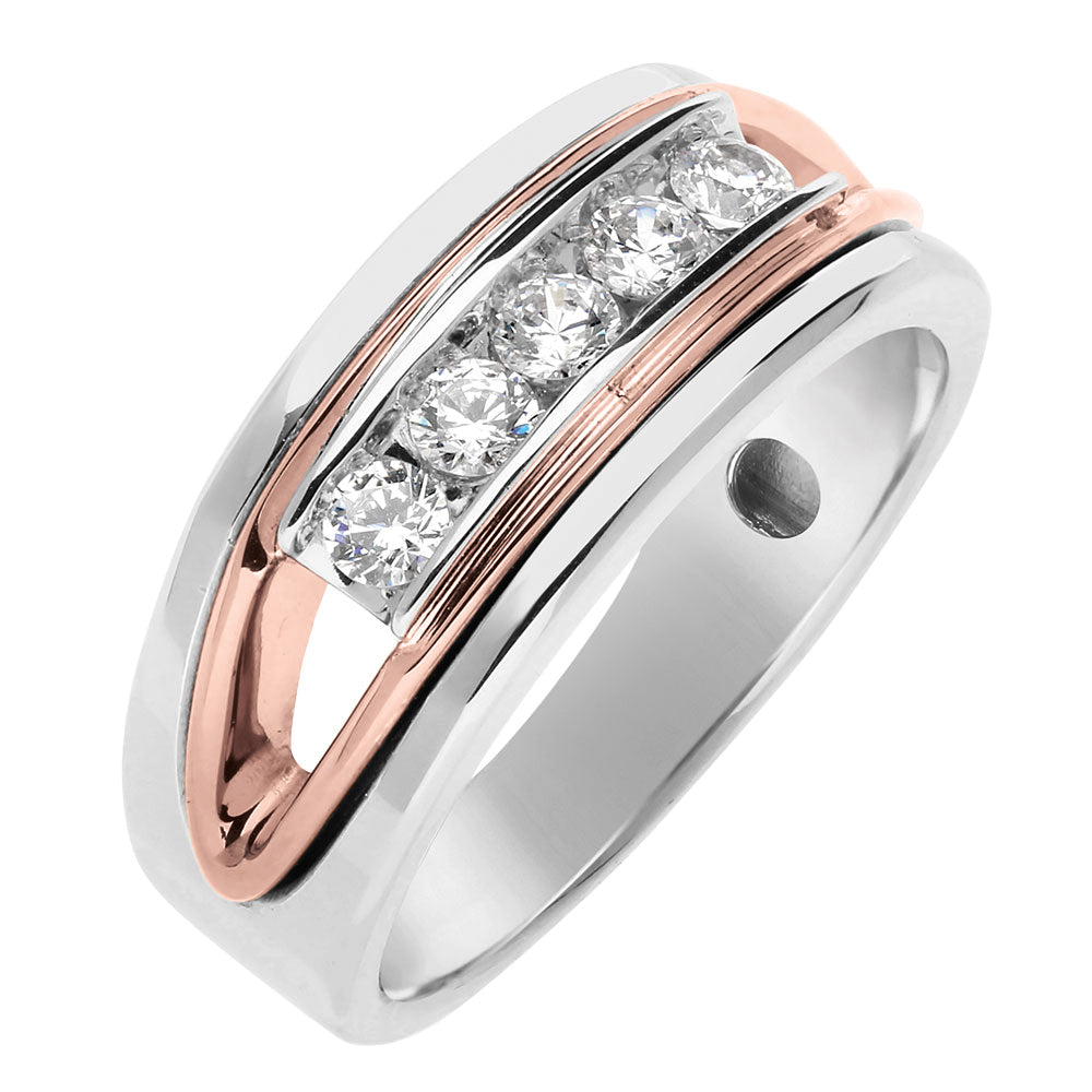 Gents Diamond Wedding Bands