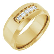 14K Yellow 1/5 CTW Lab-Grown Diamond Band