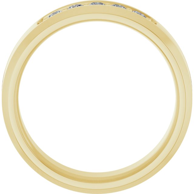 14K Yellow 1/6 CTW Lab-Grown Diamond Band