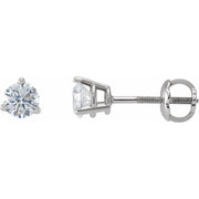 14K White 1/2 CTW Lab-Grown Diamond  Earrings