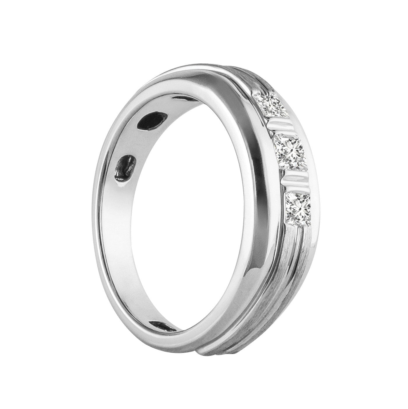 Gents Ring Round Stones