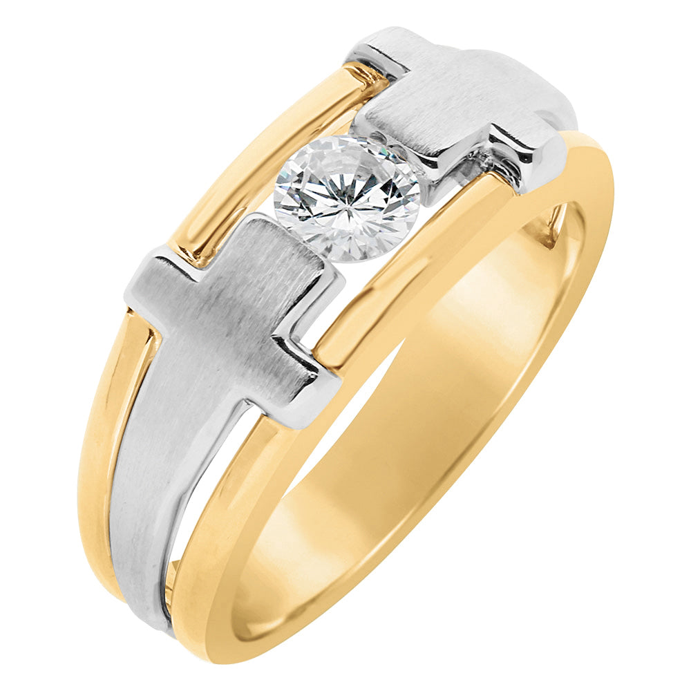 Gents Two Tone Band