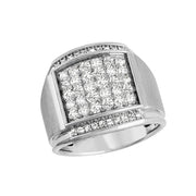 Gent's Diamond Cluster Ring