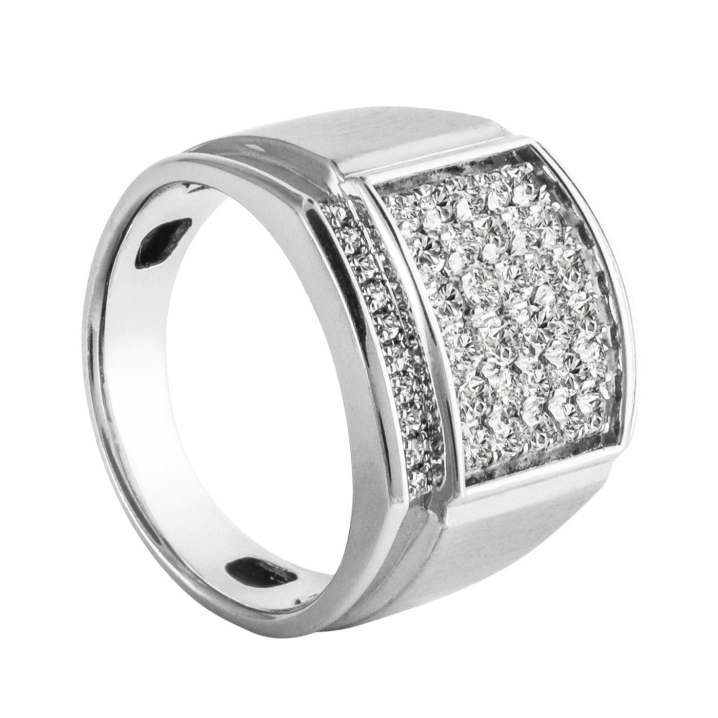 Gent's Diamond Cluster Ring