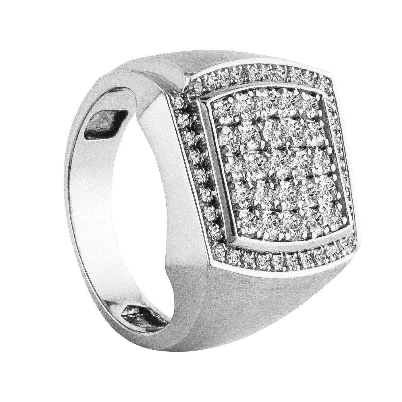 Gent's Diamond Cluster Ring
