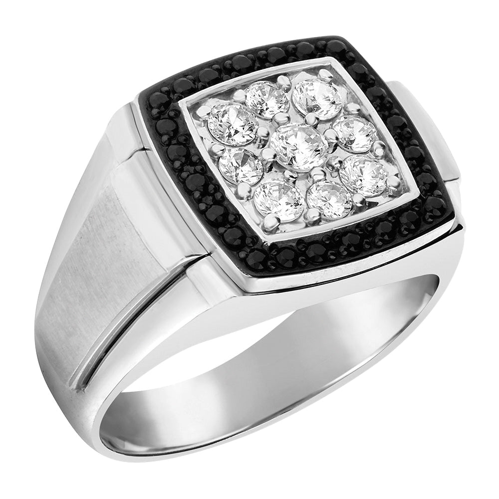 Gent's Diamond Cluster Ring