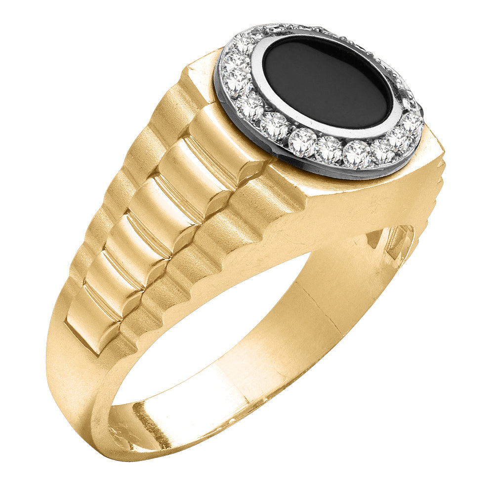 Gent's Onyx Ring