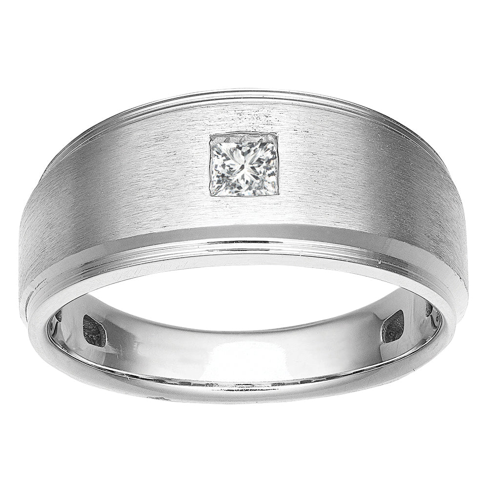 Gent's Princess Cut Solitaire