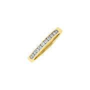 14k Yellow 1/5 Ctw Natural Diamond Anniversary Band