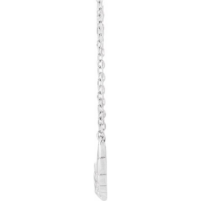 Sterling Silver Angel Wings 18' Necklace