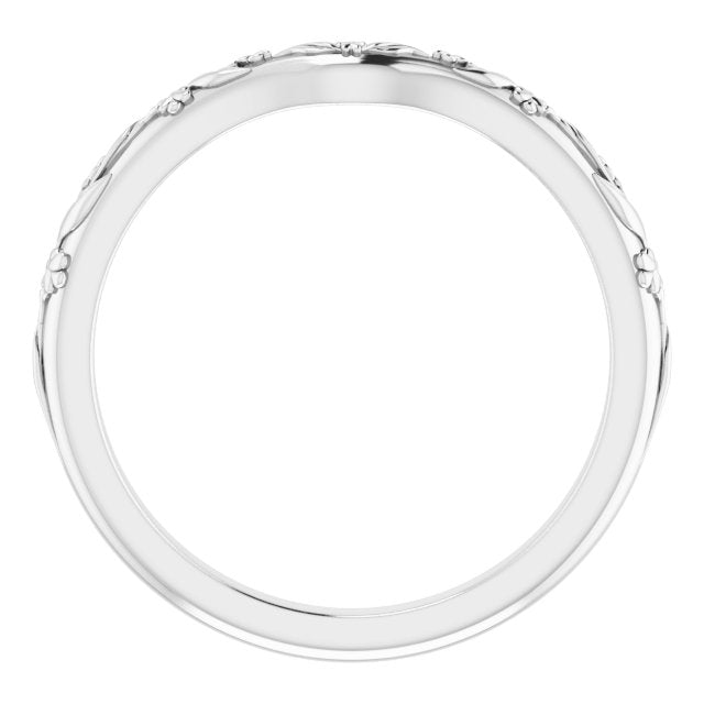Sterling Silver Band for 4.1 mm Round Ring