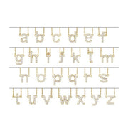 14K Yellow 1/6 CTW Natural Diamond Lowercase Initial L 16' Necklace