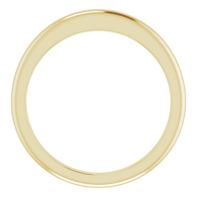 14k Yellow Band For 6x3.5 Mm Marquise Ring