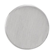 14K White 10 mm Engravable Disc Slide Pendant